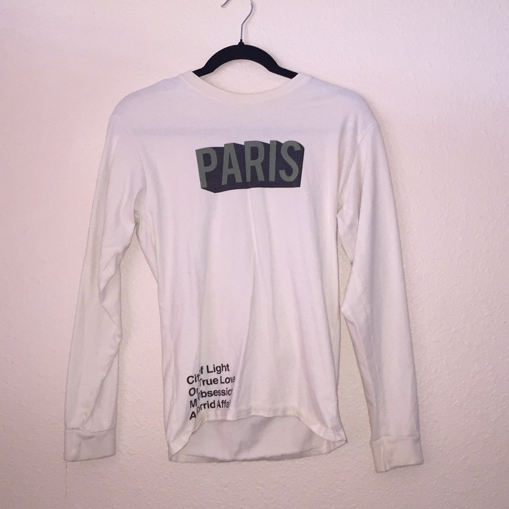 Paris long sleeve t-shirt